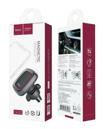  Держатель в автомобиль в воздуховод Hoco CA23 магнитный черный