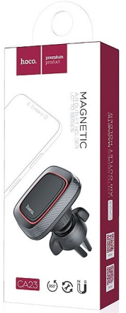  Держатель в автомобиль в воздуховод Hoco CA23 магнитный черный