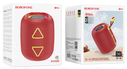 Bluetooth колонка Borofone BR36 красная