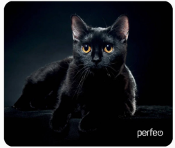 Perfeo Коврик для компьютерной мыши "Cat", Рис.21 (180*220*2 мм), ткань+резиновое основание