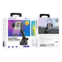 Держатель в автомобиль на торпеду Borofone BH210 магнитный черный