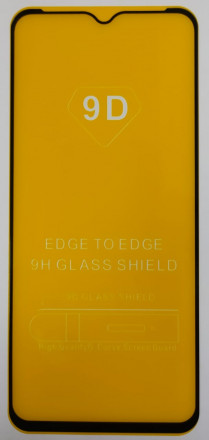 Защитное стекло для Xiaomi Redmi Note 8 Pro/ Pocophone M3 9D черное