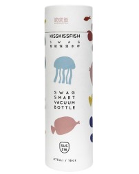 Термокружка Xiaomi Kiss Kiss Fish Smart Vacuum Cup S-U47WS (475мл) розовая