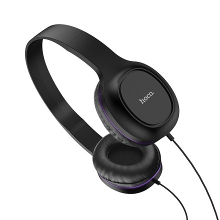  Стереонаушники Bluetooth полноразмерные HOCO W24 Enlighten с микрофоном 1.2м фиолетовый