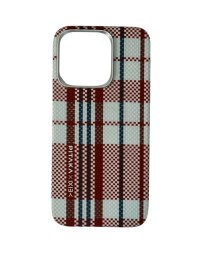 Накладка для i-Phone 15 Pro Max 6.7" Pitaka Magez Case 5 Aramid Fiber красно-белый