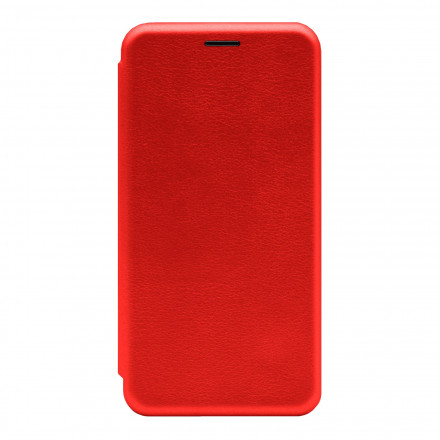 Чехол-книжка Xiaomi redmi 9A Fashion Case кожаная боковая красная