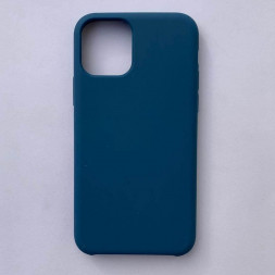 Чехол-накладка  i-Phone 11 Pro Max Silicone icase  №35 космо-голубая