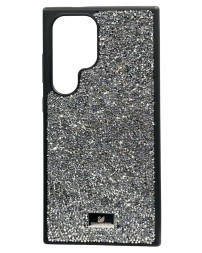 Накладка для Samsung Galaxy S24 Ultra Swarovski серебристый