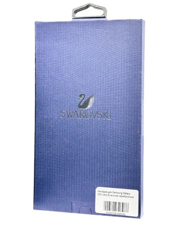  Накладка для Samsung Galaxy S24 Ultra Swarovski серебристый