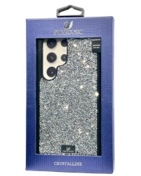 Накладка для Samsung Galaxy S24 Ultra Swarovski серебристый