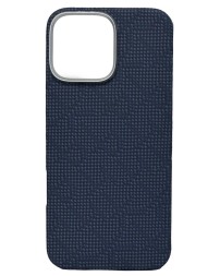 Накладка для i-Phone 16 Pro Max 6.9&quot; Pitaka PTK Tactile Woven case черно-синий