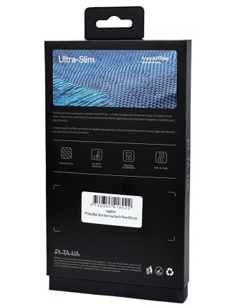  Накладка для i-Phone 16 Pro Max 6.9&quot; Pitaka PTK Tactile Woven case черно-синий