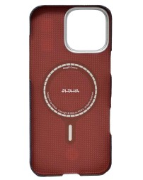Накладка для i-Phone 16 Pro Max 6.9&quot; Pitaka PTK Tactile Woven case черно-синий