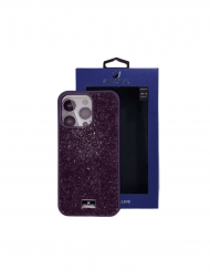 Накладка для i-Phone 14 Pro Max 6.7&quot; Swarovski фиолетовый