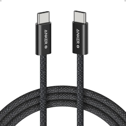  Usb Кабель-зарядка Type-C на Type-C Anker Zolo (A8060P11) 240W 1.5м чёрный