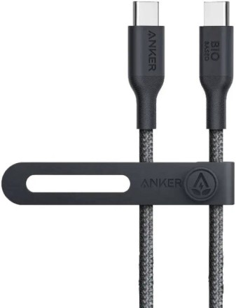  Usb Кабель-зарядка Type-C на Type-C Anker 544 (A80F5P11) 240W 0.9м черный