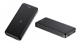 Powerbank Baseus 10000mAh 2xUSB 2.1A + Wireless Charger (PPALL-M3601) черный