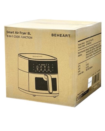  Аэрогриль Beheart Smart Air Fryer 8л (AF-E8003-AS/EU) белый