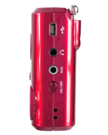  Perfeo мини-аудио Sound Ranger, УКВ+FM, MP3 (USB/microSD), AUX, BL-5C 1000mAh, красный (PF-SV922RED)