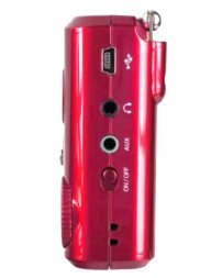 Perfeo мини-аудио Sound Ranger, УКВ+FM, MP3 (USB/microSD), AUX, BL-5C 1000mAh, красный (PF-SV922RED)