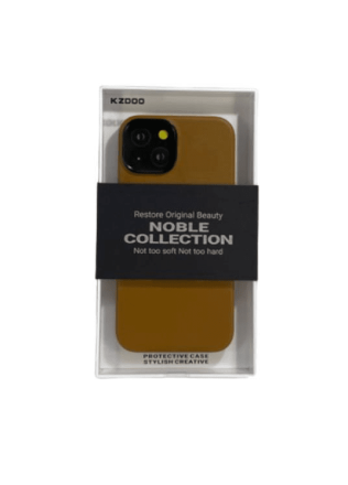  Накладка для i-Phone 14 K-Doo Noble кожаная светло-коричневая