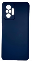 Накладка для Xiaomi Redmi Note 10 Pro/Pro Max Silicone cover темно-синяя