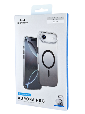  Накладка для i-Phone 17 Air Keephone Aurora Pro MagSnap прозрачный