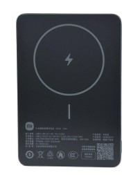 Powerbank с беспроводной зарядкой Xiaomi Magnetic Ultra-Thin 5000mAh 7.5W (WPB0507S) черный