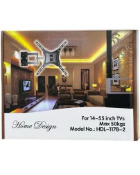 Кронштейн для телевизора 14-55" VESA/50кг (HDL-117B-2)