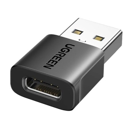  Переходник USB3.0 (папа) на Type-C (мама) Ugreen US701черный