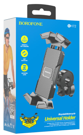  Держатель для велосипеда на руль Borofone BH72 чёрный