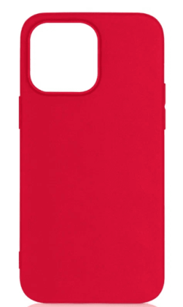  Чехол-накладка i-Phone 13 Silicone icase №14 красная