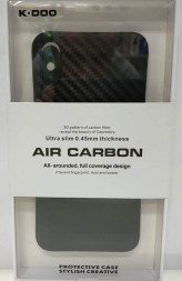 Накладка для i-Phone X/XS K-Doo Air Carbon черная