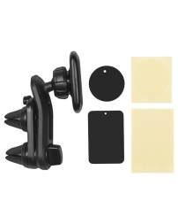 Держатель в автомобиль в воздуховод Hoco CA68 магнитный черный