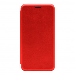 Чехол-книжка Xivi для Samsung Galaxy A02 кожаная боковая красная