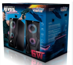 Акустическая система 2.0 Smartbuy Revolt (SBA-4230) 2х3Вт пластик/металл черная