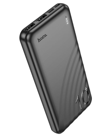  Powerbank Hoco J123 Element 10000mAh 2USB/1C/Micro черный