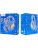  Стереонаушники Bluetooth полноразмерные Hoco W48 RGB синие