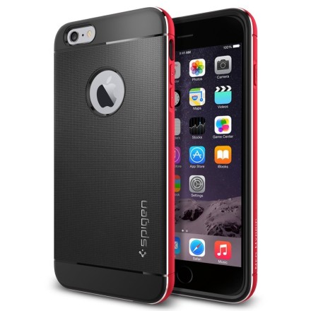  Чехол Spigen для i-Phone 6 Plus &quot; Neo Hybrid Metal SGP11073 красный