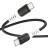  Usb Кабель-зарядка Type-C на Type-C Hoco X82 3A 60W 1м силиконовый черный