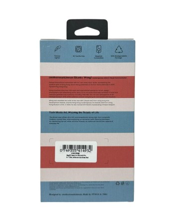  Накладка для i-Phone 15 Pro 6.1&quot; Pitaka Magez Case 5 Aramid Fiber красно-белый