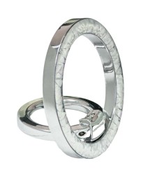 Магнитный держатель-кольцо для i-Phone Keephone Magglitter Dazzling серебристый