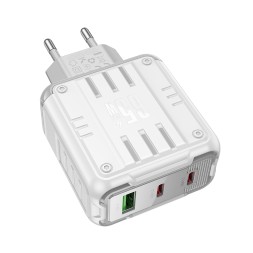 Сетевое зар. устр. Hoco C139A 1USB/2C 65W белое
