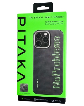  Накладка для i-Phone 16 Pro Max 6.9&quot; Pitaka Aries Tactile Woven case (NoProblemo)