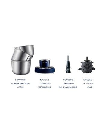  Электрическая мясорубка Xiaomi Morphy Richards Food Processor (MR9401A) серебристая