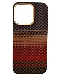 Накладка для i-Phone 16 Pro Max Keephone Kevilar Seanova MagSnap коричневый