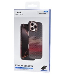 Накладка для i-Phone 16 Pro Max Keephone Kevilar Seanova MagSnap коричневый