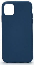 Чехол-накладка  iPhone 14 Silicone icase  №20 тёмно-синяя