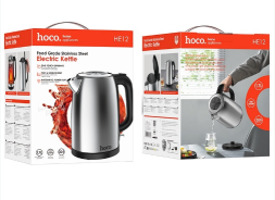 Чайник Hoco HE12 1800W 1.7л серый