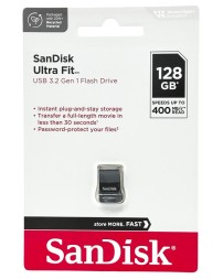 3.0 USB флеш накопитель SanDisk CZ430 Ultra Fit 128GB Ultra (SDCZ430-128G-G46) черный